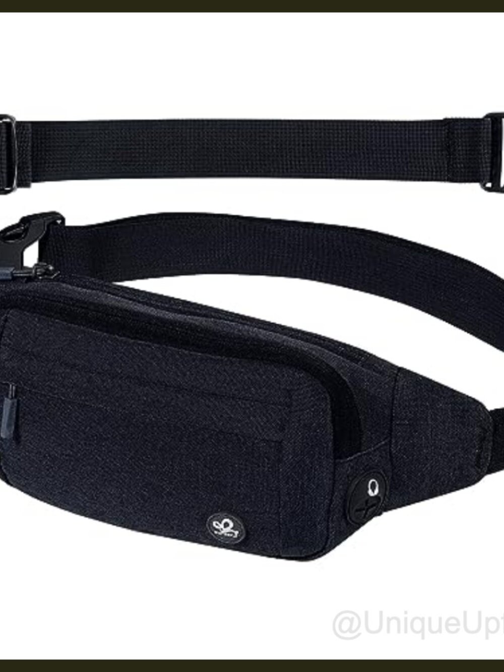 Water Resistant Nylon Fanny Pack Crossbody Waist Bag Adjustable Belt
